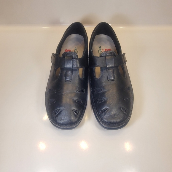 SAS Willow Black Leather Moccasin Women's 9.5 - Picture 3 of 10